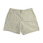 カーハート Carhartt ハーフパンツ 革パッチ ライトグレー メンズXL