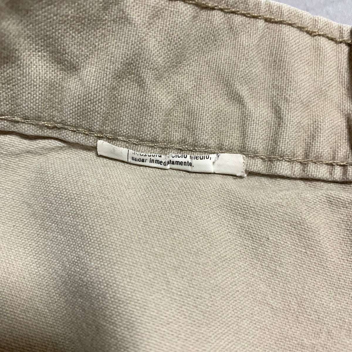 カーハート Carhartt ハーフパンツ 革パッチ ライトグレー メンズXL
