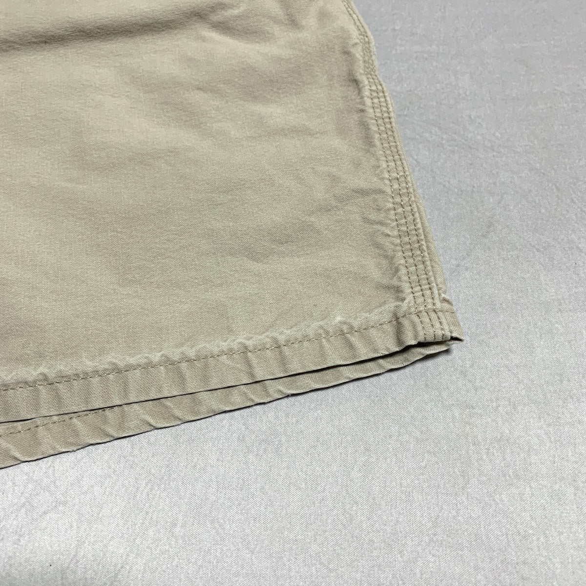 カーハート Carhartt ハーフパンツ 革パッチ ライトグレー メンズXL