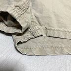カーハート Carhartt ハーフパンツ 革パッチ ライトグレー メンズXL