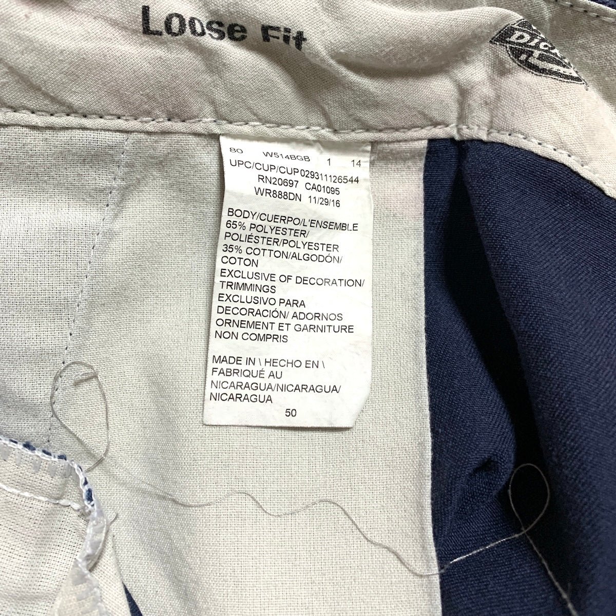 ディッキーズ Dickies ハーフパンツ ワークパンツ ネイビー メンズ3XL