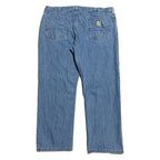 カーハート Carhartt デニム メキシコ製 スカイブルー ロゴパッチ W42 L30 メンズ