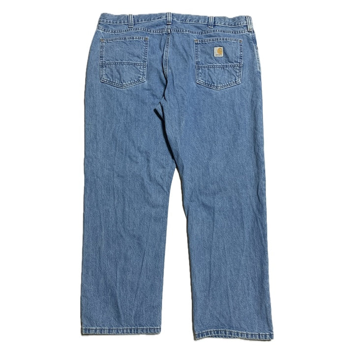 カーハート Carhartt デニム メキシコ製 スカイブルー ロゴパッチ W42 L30 メンズ
