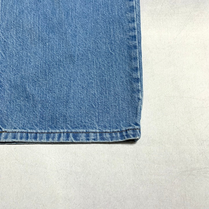 カーハート Carhartt デニム メキシコ製 スカイブルー ロゴパッチ W42 L30 メンズ