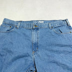 カーハート Carhartt デニム メキシコ製 スカイブルー ロゴパッチ W42 L30 メンズ