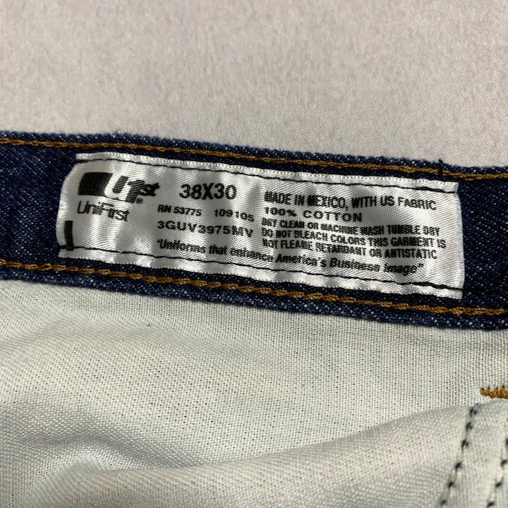 ユニファースト Uni First デニム インディゴブルー  W38 L30 メンズ