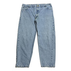 カーハート Carhartt デニム スカイブルー 革パッチ W44 L30 メンズ