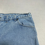 カーハート Carhartt デニム スカイブルー 革パッチ W44 L30 メンズ