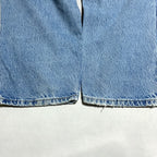 カーハート Carhartt デニム スカイブルー 革パッチ W44 L32 メンズ