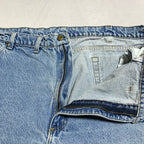 カーハート Carhartt デニム スカイブルー 革パッチ W44 L32 メンズ