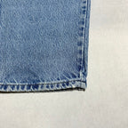 カーハート Carhartt デニム スカイブルー 革パッチ W44 L32 メンズ