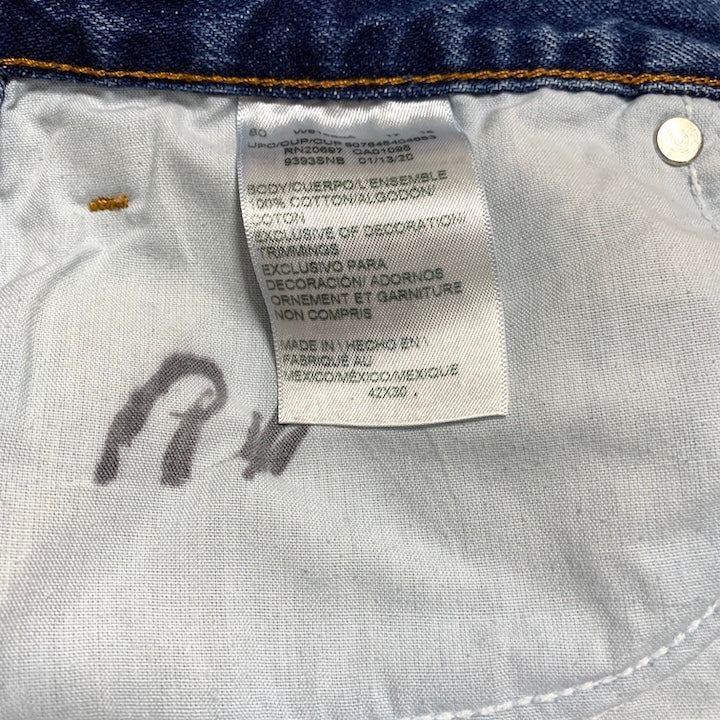 ディッキーズ Dickies デニム ブルー オーバーサイズ W42 L30 メンズ