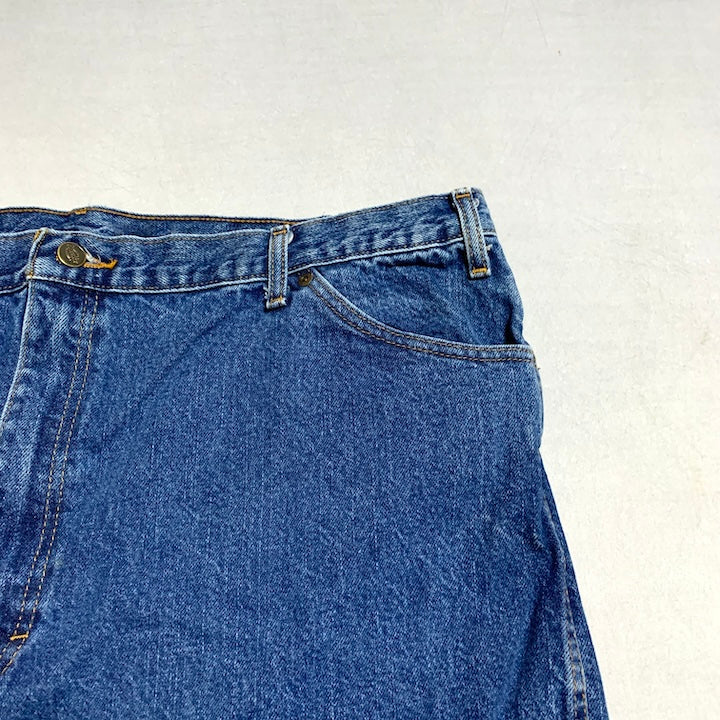 ディッキーズ Dickies デニム ブルー オーバーサイズ W42 L30 メンズ