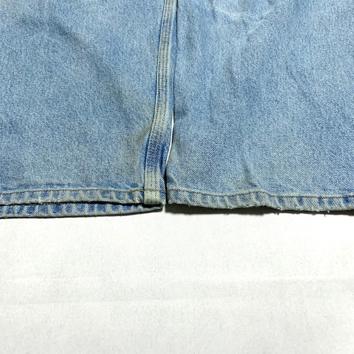 カーハート Carhartt デニム メキシコ製 スカイブルー 革パッチ W44 L30 メンズ