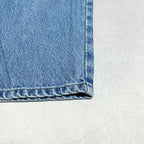 カーハート Carhartt デニム メキシコ製 スカイブルー 革パッチ  W42 L30 メンズ