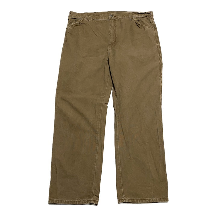 ディッキーズ 古着 ペインターパンツ ダック ブラウン 3XL