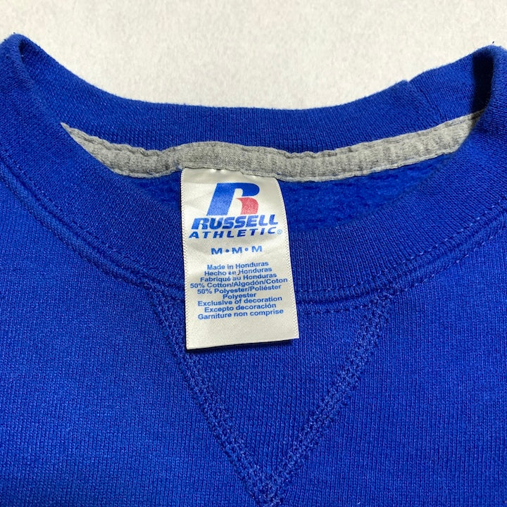 ラッセル Russell Athletic スウェット カレッジ オールバニー ブルー メンズM