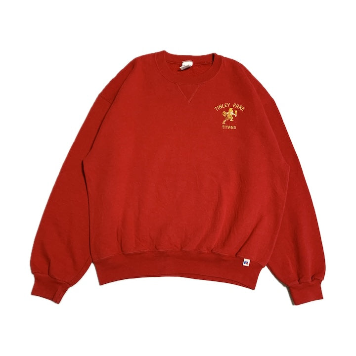 ラッセル Russell Athletic スウェット 90s メキシコ製 レッド メンズL