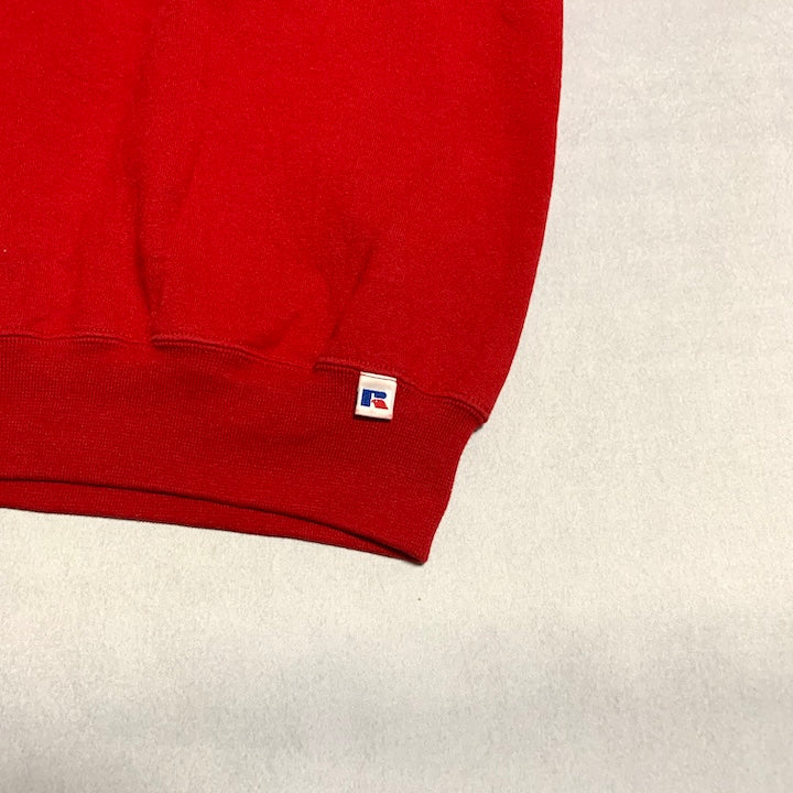 ラッセル Russell Athletic スウェット 90s メキシコ製 レッド メンズL