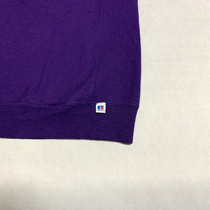 ラッセル Russell Athletic スウェット バレーボール パープル メンズXL