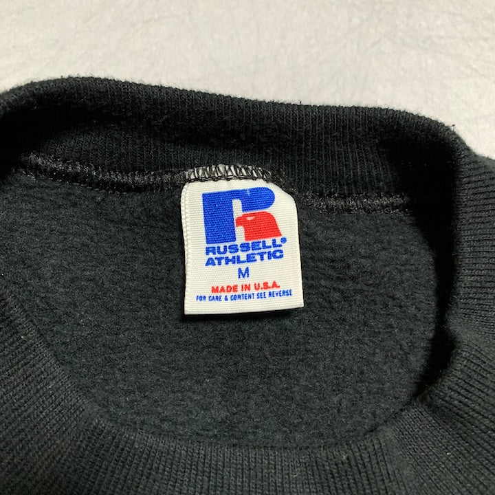 ラッセル Russell Athletic スウェット 90s USA製 ブラック メンズM