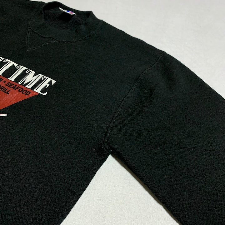 ラッセル Russell Athletic スウェット 90s USA製 ブラック メンズM