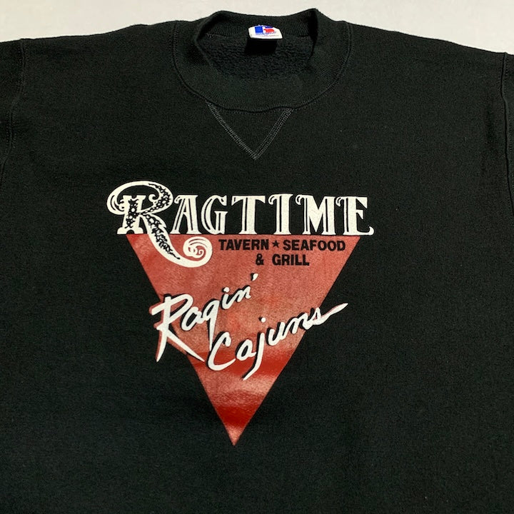 ラッセル Russell Athletic スウェット 90s USA製 ブラック メンズM
