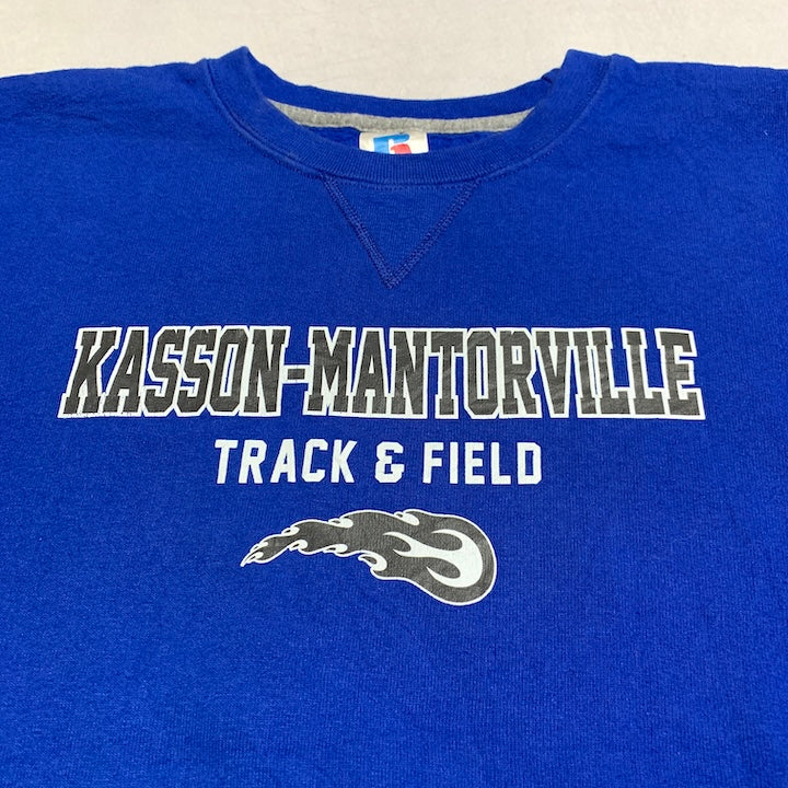 ラッセル Russell Athletic スウェット カソン・マントービル ブルー メンズL
