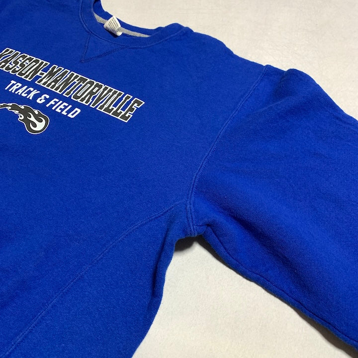 ラッセル Russell Athletic スウェット カソン・マントービル ブルー メンズL