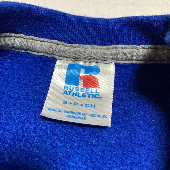 ラッセル Russell Athletic スウェット ベースボール ブルー メンズS
