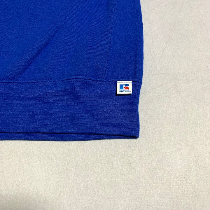 ラッセル Russell Athletic スウェット ベースボール ブルー メンズS