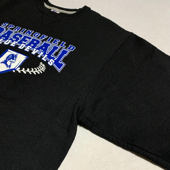 ラッセル Russell Athletic スウェット ブルーデビルズ ブラック メンズM
