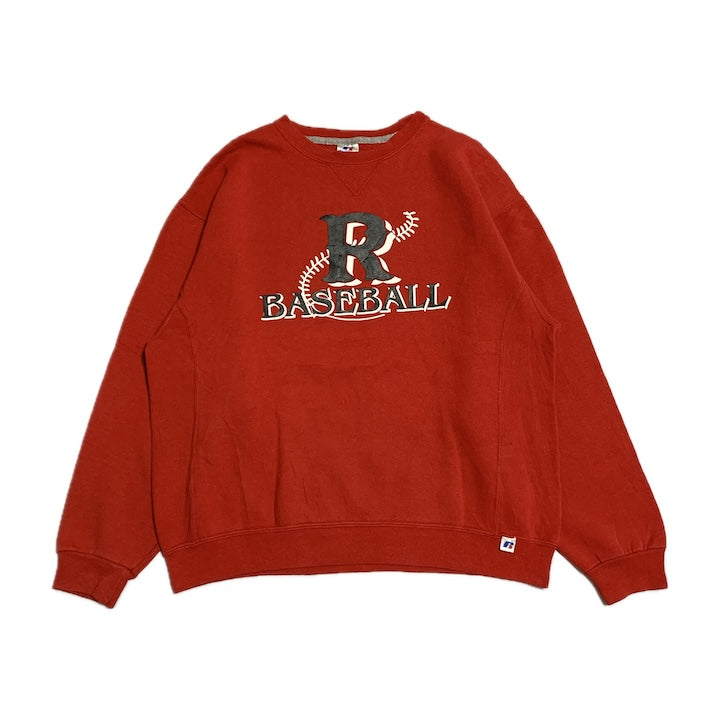 ラッセル Russell Athletic スウェット ベースボール レッド メンズL