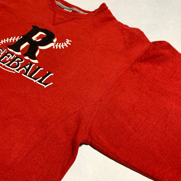 ラッセル Russell Athletic スウェット ベースボール レッド メンズL