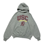 ラッセル Russell Athletic パーカー カレッジ 南カリフォルニア大学 USC グレー メンズL