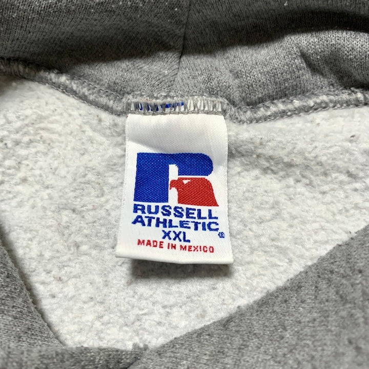 ラッセル Russell Athletic パーカー 90s メキシコ製 アイオア大学 バレーボール メンズ2XL