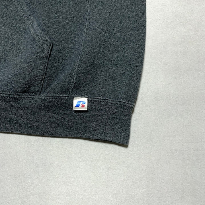 ラッセル Russell Athletic パーカー カレッジ モホーク大学 グレー メンズL