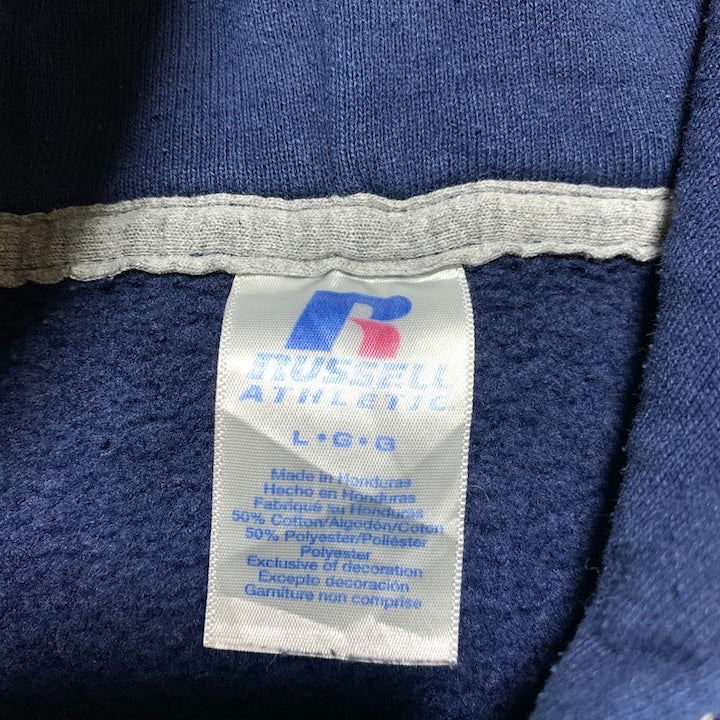 ラッセル Russell Athletic パーカー カレッジ オーバーン大学 ネイビー メンズL