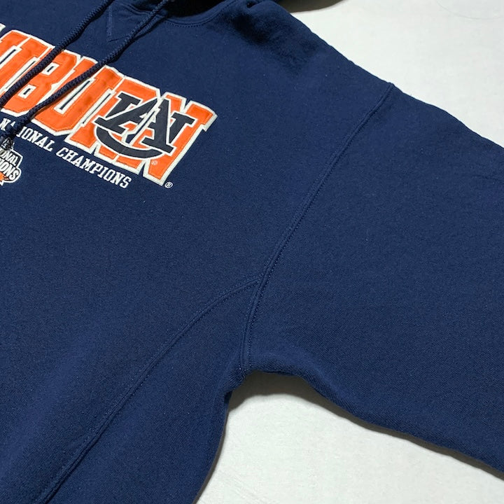 ラッセル Russell Athletic パーカー カレッジ オーバーン大学 ネイビー メンズL