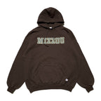 ラッセル Russell Athletic パーカー 90s カレッジ ミズーリ大学 ブラウン メンズXL