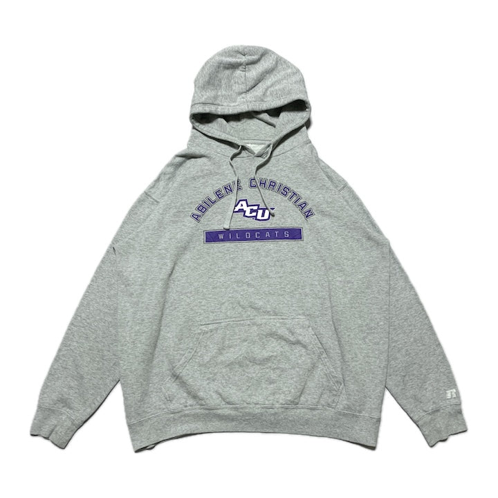 ラッセル Russell Athletic パーカー カレッジ クリスチャン大学 グレー メンズXL