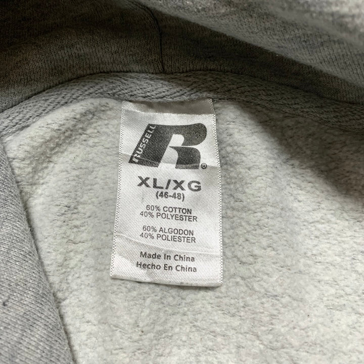 ラッセル Russell Athletic パーカー カレッジ クリスチャン大学 グレー メンズXL