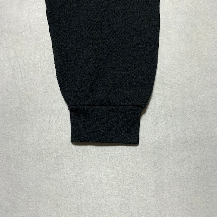 ラッセル Russell Athletic パーカー ブラック 刺繍ロゴ メンズS