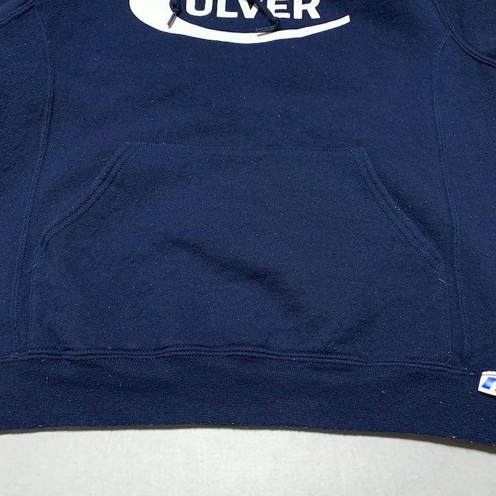 ラッセル Russell Athletic パーカー バンド ネイビー メンズM