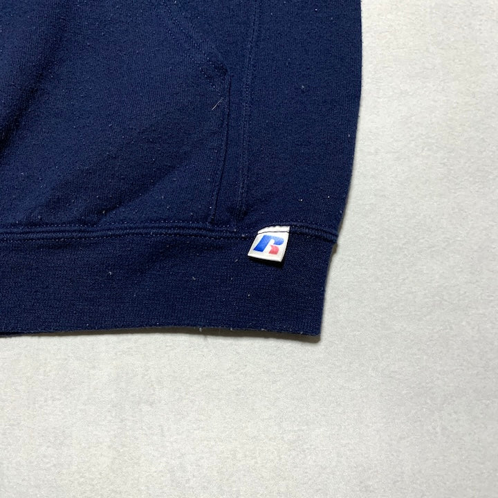 ラッセル Russell Athletic パーカー バンド ネイビー メンズM