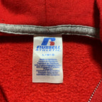 ラッセル Russell Athletic フルジップパーカー レッド メンズL
