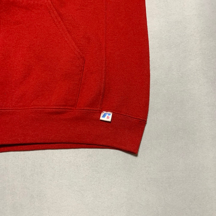 ラッセル Russell Athletic フルジップパーカー レッド メンズL