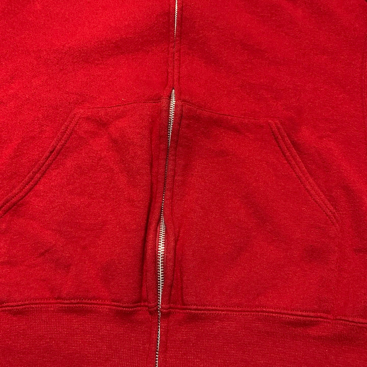 ラッセル Russell Athletic フルジップパーカー レッド メンズL