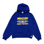ラッセル Russell Athletic パーカー フットボール ブルー メンズS
