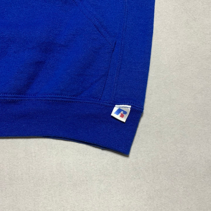 ラッセル Russell Athletic パーカー フットボール ブルー メンズS